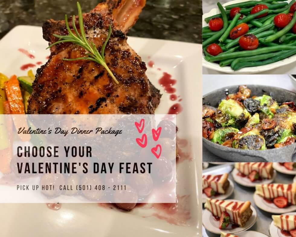 Valentine's Day Dinner Package Say Love with Food Vibrant Occasions