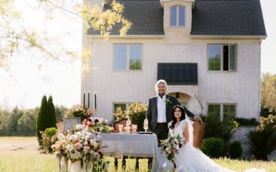 Romeo and Juliet Inspired Elopement in the Garden at Cross Iron Cottage