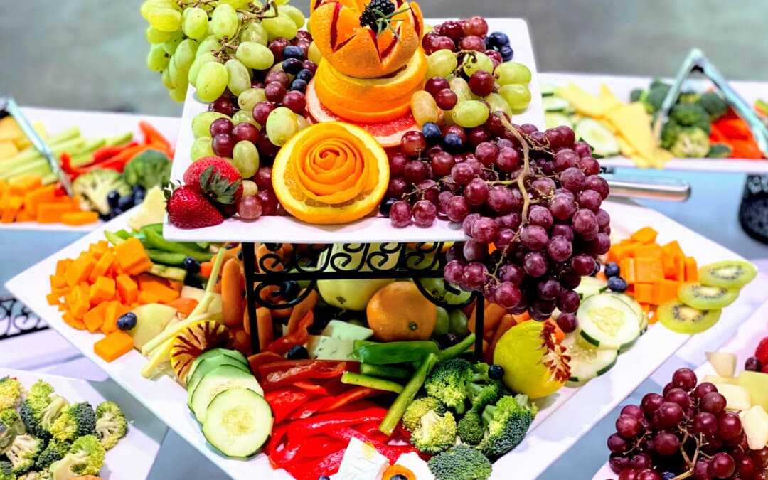 Carved Fruit Displays by Chef Serge and Team