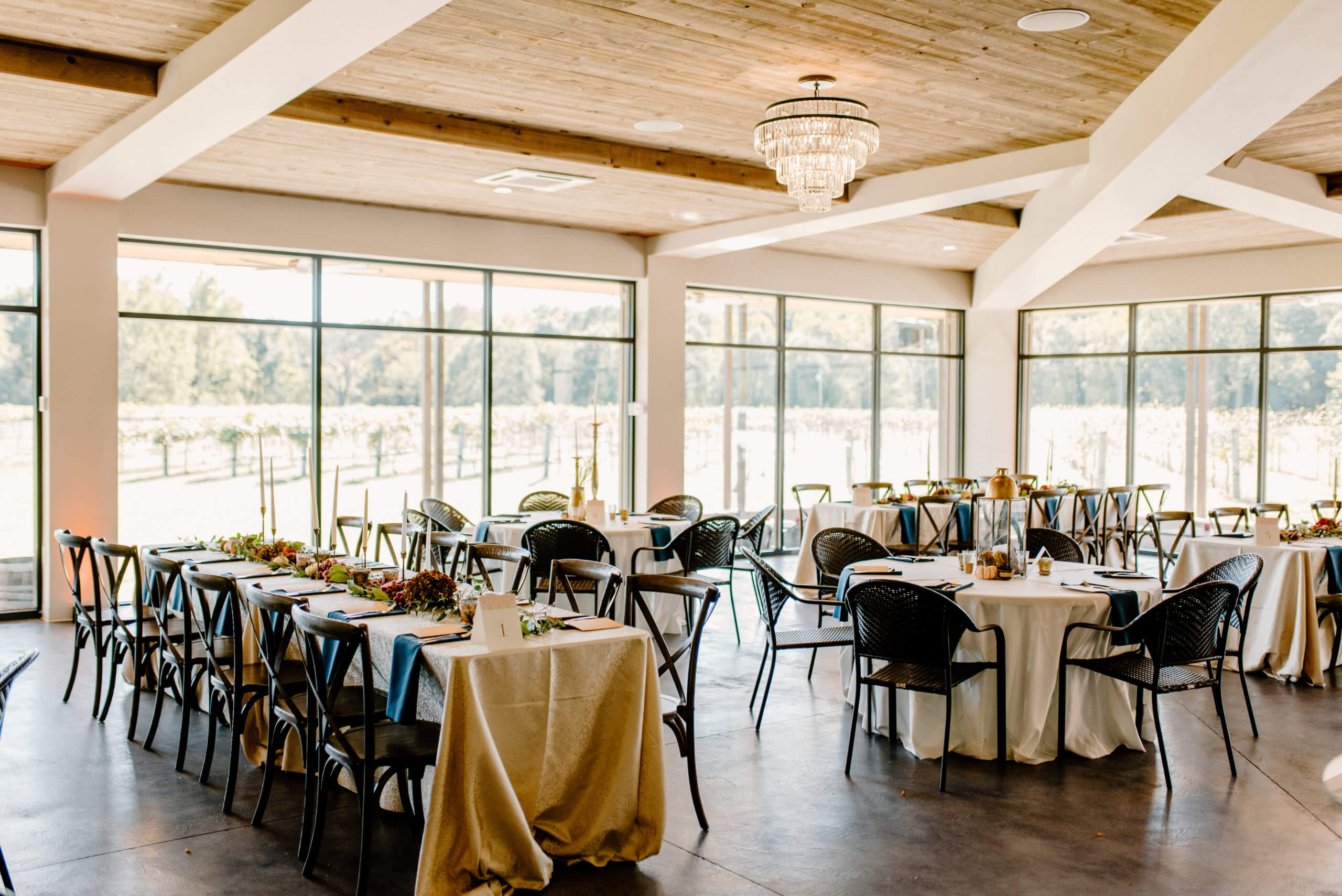 Fall Wedding at Rusty Tractor Vineyard in Little Rock