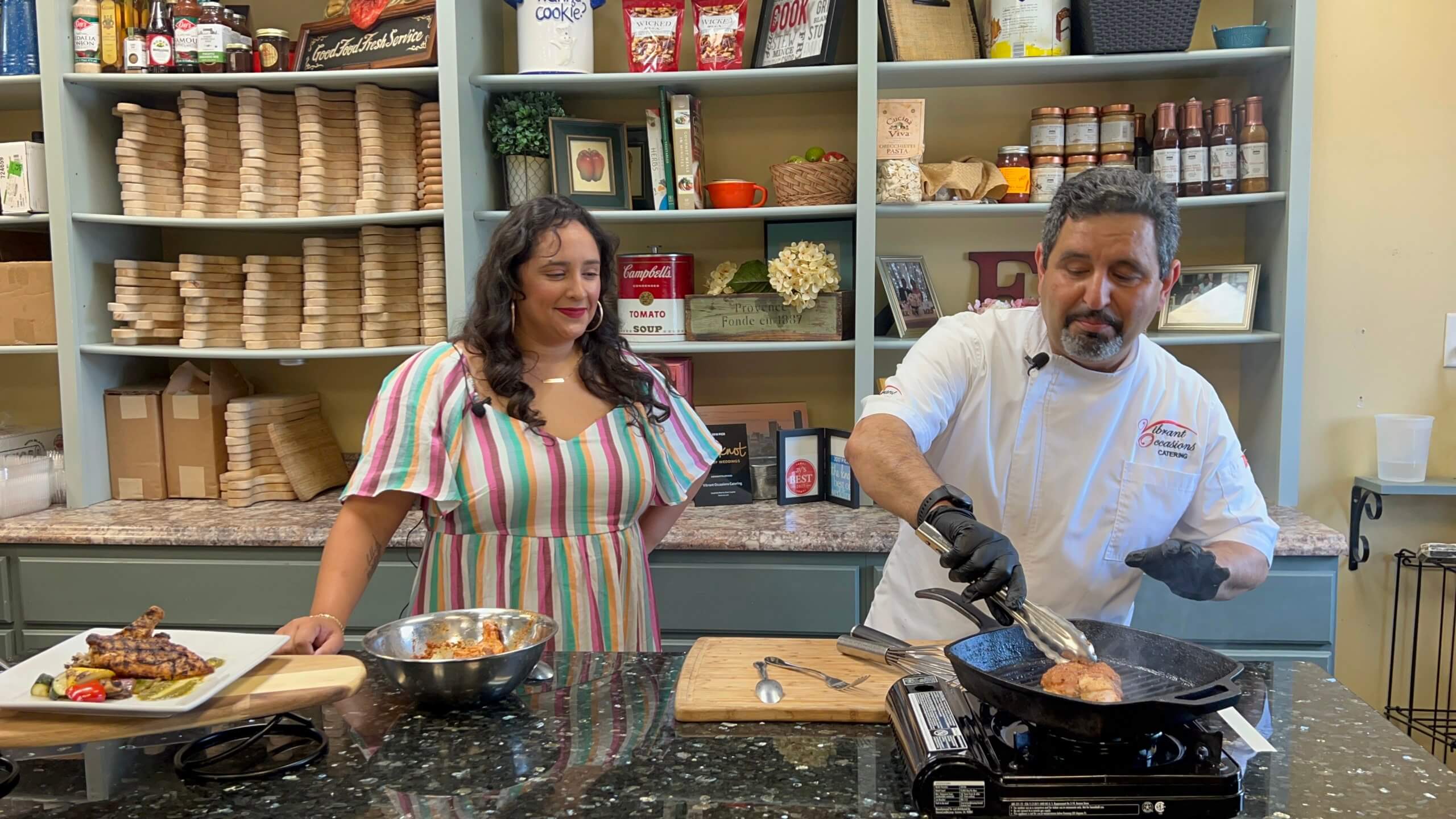 Cooking with the Kriks Season 2 Episode 3: Mediterranean Chicken Breast with Brittany Paden from Brittany Bloom Events & Design