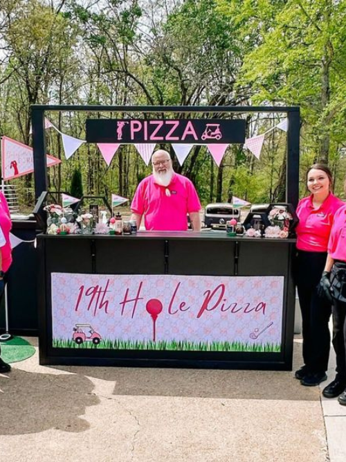 Custom Built Kiosk for Events AP News EMpact One Foundation Fundraiser in Benton Arkansas