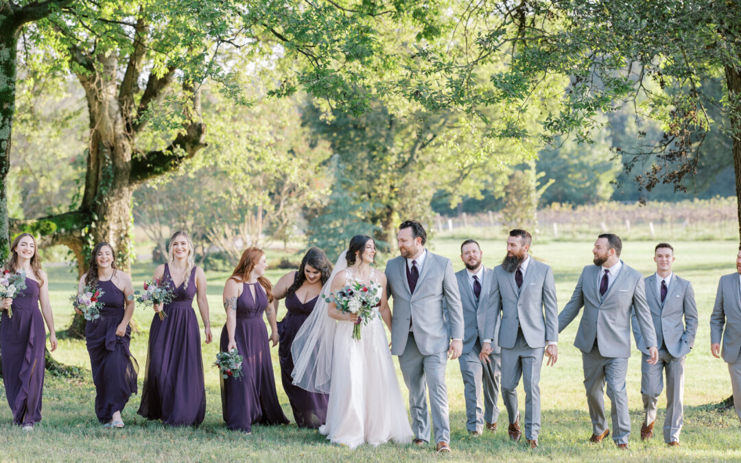 A Rusty Tractor Vineyard Wedding in Little Rock