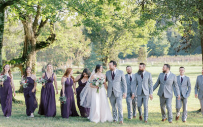 A Rusty Tractor Vineyard Wedding in Little Rock